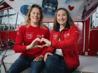 Violette Dorange co-skipper d’Initiatives-Cœur...