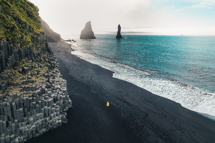 Plage de Reynisfjara en Islande