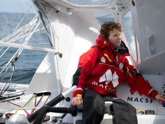 Isabelle Joschke quitte la course au large...