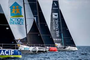 Solo Guy Cotten : Victor Le Pape et Lola Billy dans le bain de la compétition