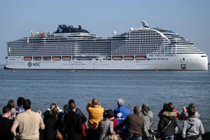 À Saint-Nazaire, MSC dévoile l’un des plus gros paquebots au monde : le World America