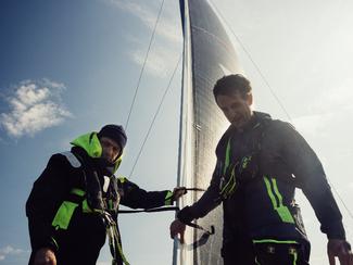 Transat Café L’Or : Tom Laperche et Franck...