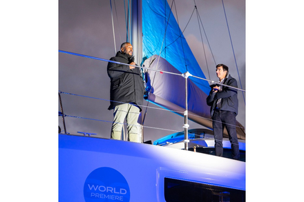 Avec Boris DIAW lors du bapteme du Lagoon 38, il y a deux semaines a Bordeaux. Avec Boris DIAW lors du bapteme du Lagoon 38, il y a deux semaines a Bordeaux.