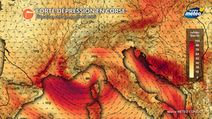 Intempéries en Méditerranée : violents orages et vent tempétueux en Corse et sur la Côte d’Azur ce jeudi