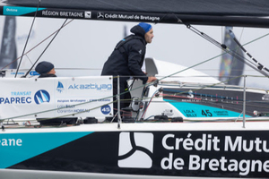 Transat Paprec : avarie de safran à bord de Région Bretagne - CMB Océane