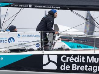 Transat Paprec : avarie de safran à bord de...