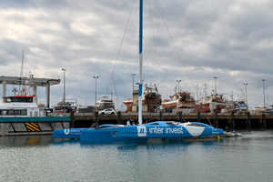 Mise à l’eau du nouvel Ocean Fifty Inter Invest : un trimaran taillé pour la performance