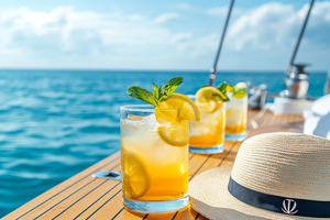 Les meilleures boissons pour se rafraîchir après une journée en mer