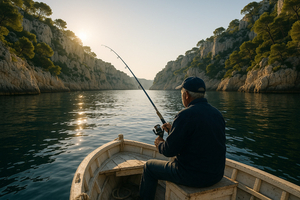 Pêcher dans les calanques de Marseille : ce que mai autorise, ce que la mer exige