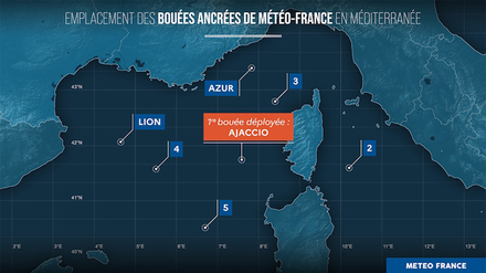 Carte des nouvelles bouees en Mediterranee Nautisme Article