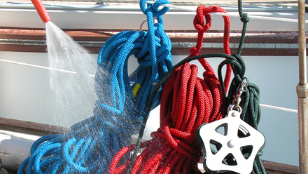 Rincage des cordages Rincage des cordages