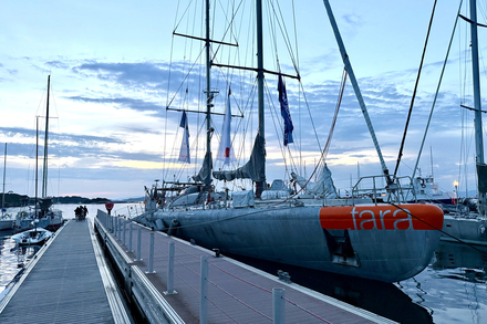 Goelette Tara a Porquerolles Goelette Tara a Porquerolles