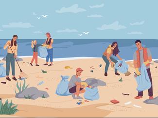 Les bénévoles se mobilisent sur les plages...