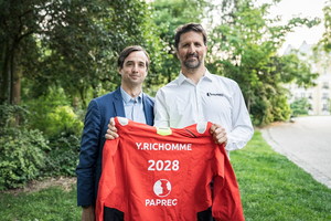 Le groupe Paprec lance son projet avec Yoann Richomme à la barre d'un nouvel IMOCA à foils