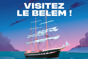 Le Belem de retour à Nantes pour Débord de Loire
