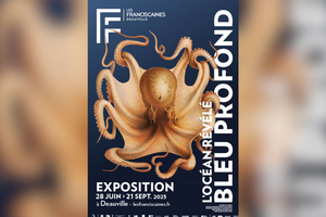 Bleu profond : l’océan révélé en grand format aux Franciscaines