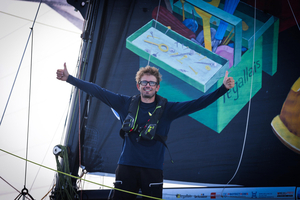 Fabien Delahaye s’impose en solitaire sur l’étape retour des Sables-Horta-Les Sables