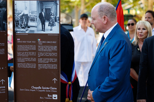 Le Prince Albert II en visite officielle à Saint-Paul-de-Vence et La Colle-sur-Loup