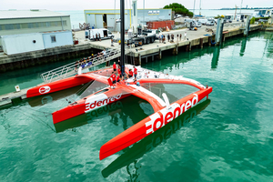 Edenred, troisième Ocean Fifty signé Neo Sailing Technologies, a touché l’eau au Verdon-sur-Mer