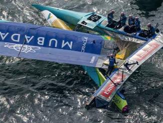 Vidéo SailGP : accident spectaculaire entre...