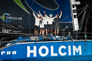 L’équipe de Holcim-PRB, deuxième et tout sourire