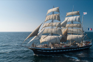 Le Belem, de retour à Calais