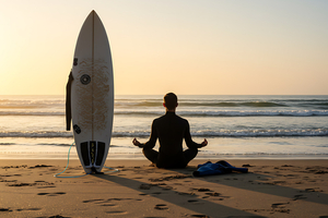 Yoga et glisse : quand l’équilibre rencontre la vague