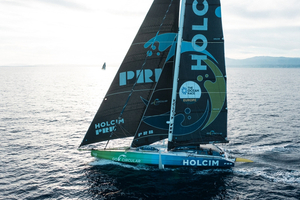 The Ocean Race Europe : Team Holcim-PRB conserve une courte avance alors que la flotte approche de Bonifacio