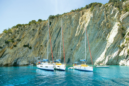Flottille Sunsail au depart de Lefkas
