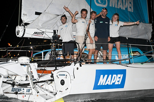 The Ocean Race Europe : Allagrande Mapei Racing s'impose à Gênes, suivi de Paprec Arkéa