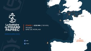 Solitaire du Figaro Paprec : une première étape bouleversée en raison des conditions de navigation en mer Celtique