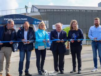 Le village de La Solitaire du Figaro Paprec en...