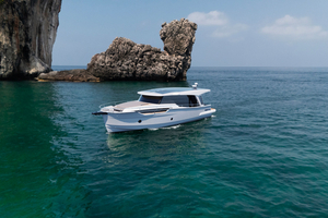 Greenline 42 : le nouveau modèle hybride dévoilé à Cannes