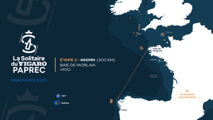 Solitaire du Figaro Paprec : le départ de la 2e étape repoussé à lundi