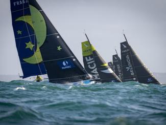 Départ de l’étape 2 de La Solitaire de Figaro...