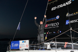Solitaire du Figaro Paprec : Hugo CARDON (Sarth'Atlantique), vainqueur de la 2e étape