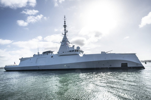 L'Amiral Ronarc'h, frégate de nouvelle génération, rejoint la base navale de Brest