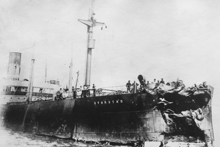 Le SS Storstad apres la collision Nautisme Article