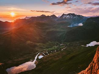 Voyage dans le Salten, en Norvège, sous le...