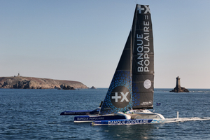 Transat Café l’Or : le Maxi Banque Populaire XI et la magie du port du Havre