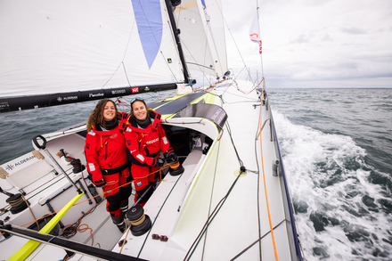 Sasha Laniece et Sanni Beucke seront au depart de la Transat Cafe l'Or Sasha Laniece et Sanni Beucke seront au depart de la Transat Cafe l'Or