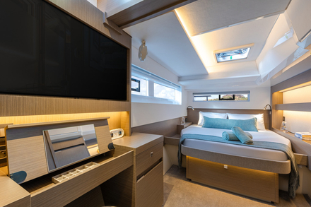 Espace, rangements et luminosite : la cabine proprietaire.