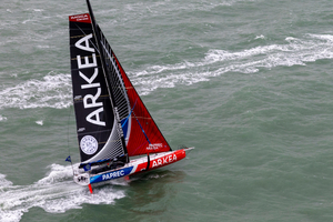 Transat Café L'Or : escale technique au Havre pour Paprec Arkéa