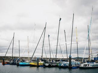 Transat Café L'Or : second départ des Class40...