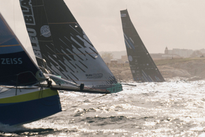 Transat Café L'Or : les Class40 sont repartis depuis La Corogne !