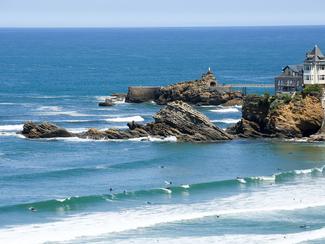 Le temps d'une escale à Biarritz…