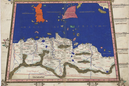 Carte selon Ptoleme Carte selon Ptoleme