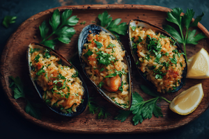Moules farcies, huîtres gratinées et coquilles Saint-Jacques : recettes d’automne