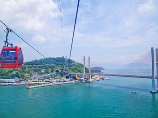 Baie de Yeosu : navigation côtière entre îles...