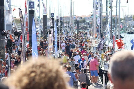 Dernier jour avant le depart au Village de la course GGR2022. 240 000 personnes se sont rendues aux Sables d'Olonne pour le depart de la GGR 2022. Dernier jour avant le depart au Village de la course GGR2022. 240 000 personnes se sont rendues aux Sables d'Olonne pour le depart de la GGR 2022.